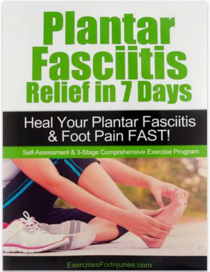 PPT 10 Exercises For Plantar Fasciitis PowerPoint Presentation Free