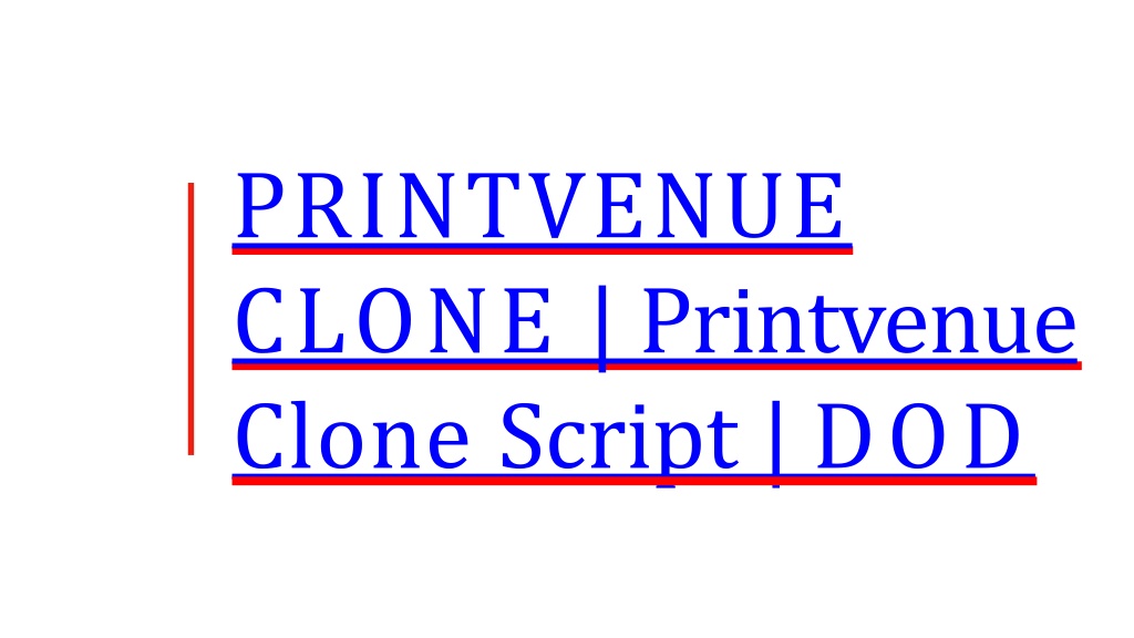 Ppt Best Online Printvenue Clone System Dod It Solutions Powerpoint