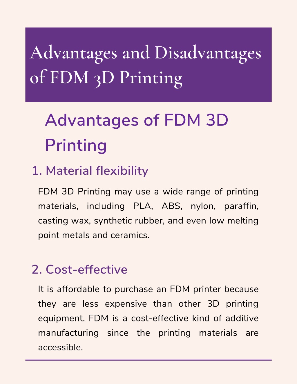 Ppt What Is Fdm D Printing Advantages And Disadvantages Powerpoint