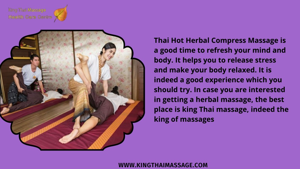 Ppt Thai Hot Herbal Compress Massage Powerpoint Presentation Free