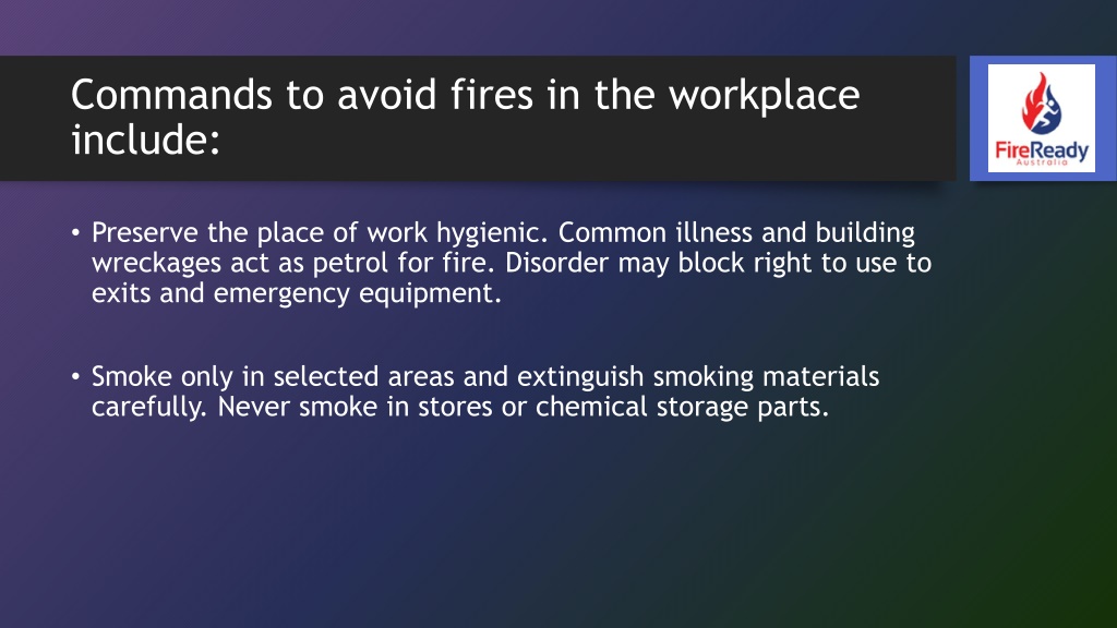 Ppt Why Fire Safety Training Is Important Australia Powerpoint