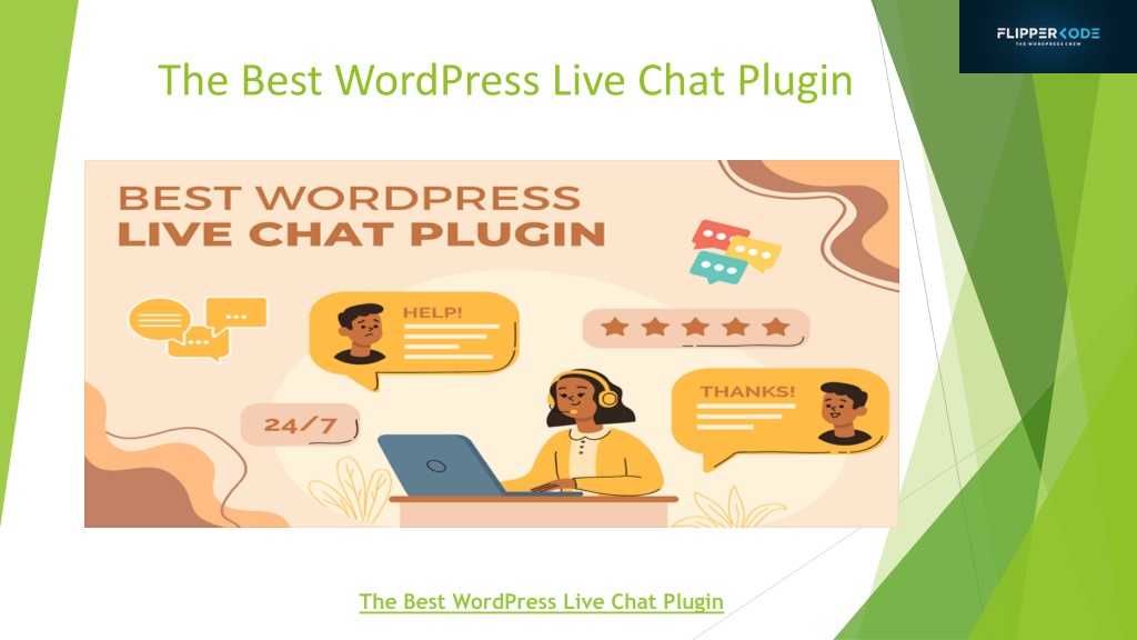 PPT The Best WordPress Live Chat Plugin PowerPoint Presentation Free