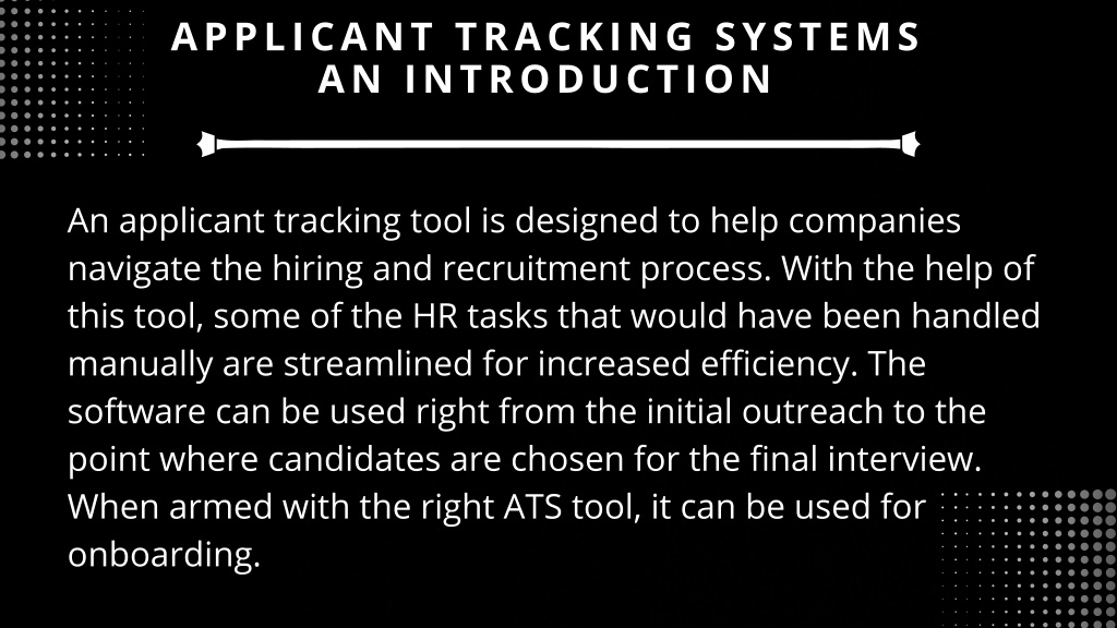 Ppt A Guide For Recruiters And Job Seekers On Applicant Tracking