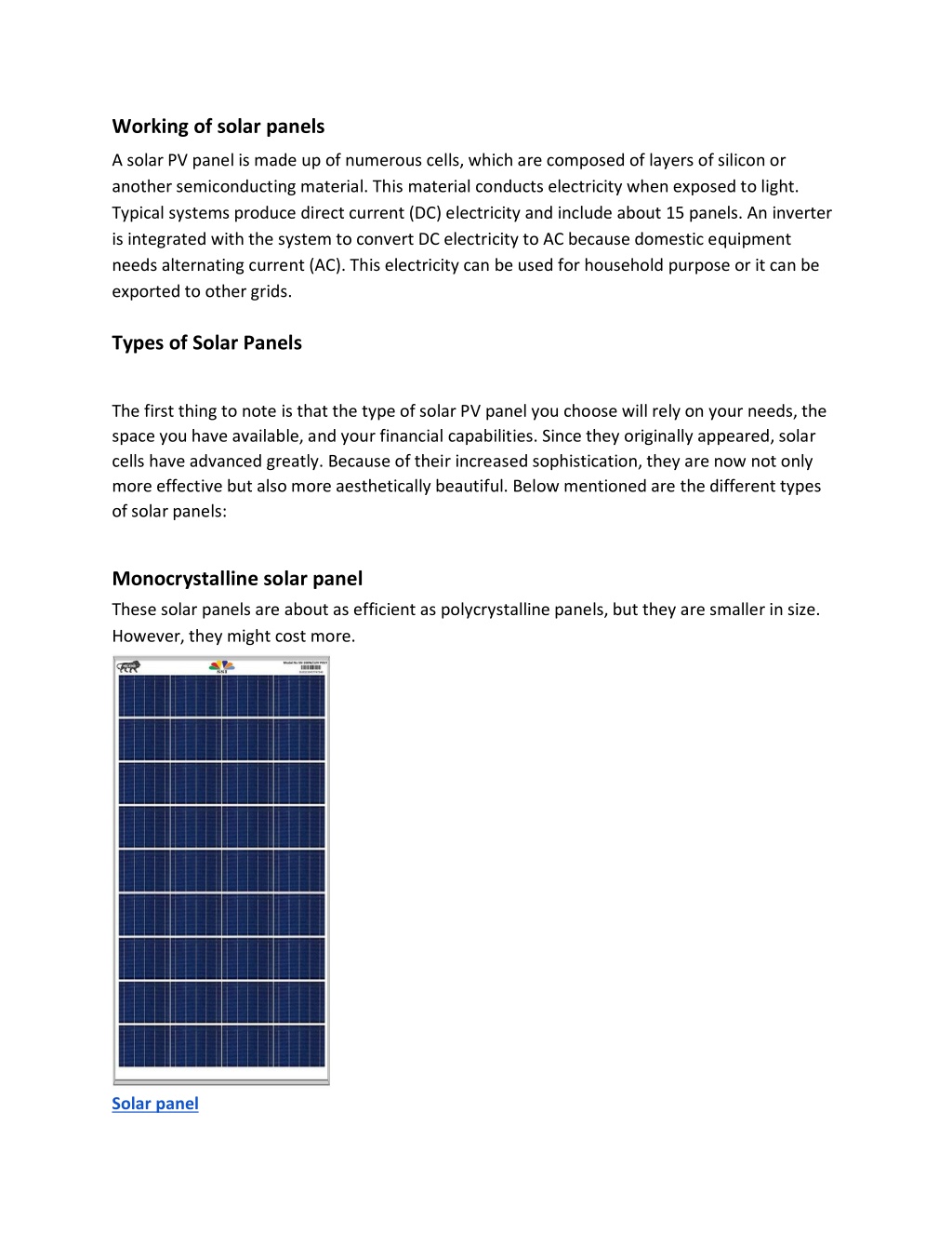 PPT A Comprehensive Guide To Solar Panels PowerPoint Presentation