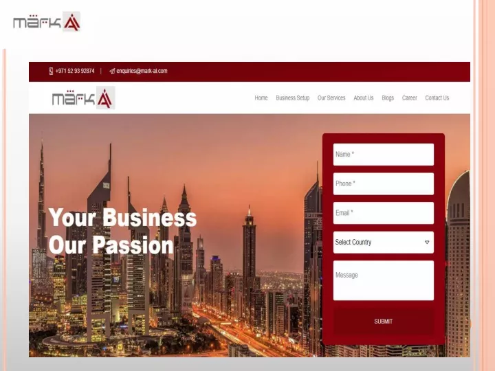 Ppt Offshore Company Registration Dubai Mark Ai Coprporate Services