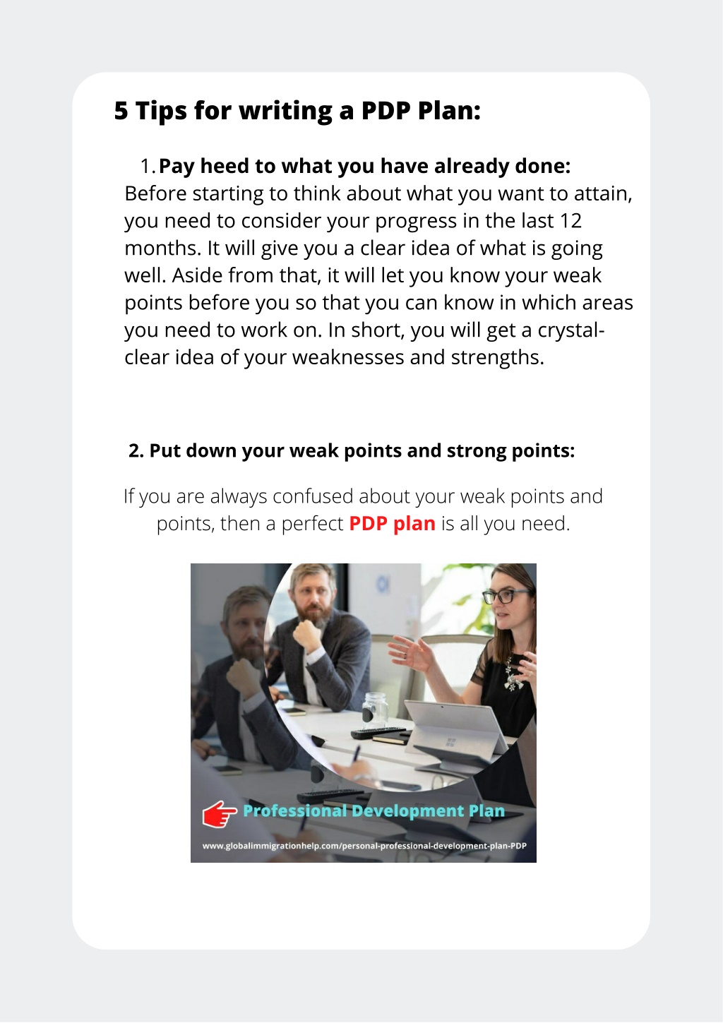 Ppt Tips For Writing A Pdp Plan Powerpoint Presentation Free