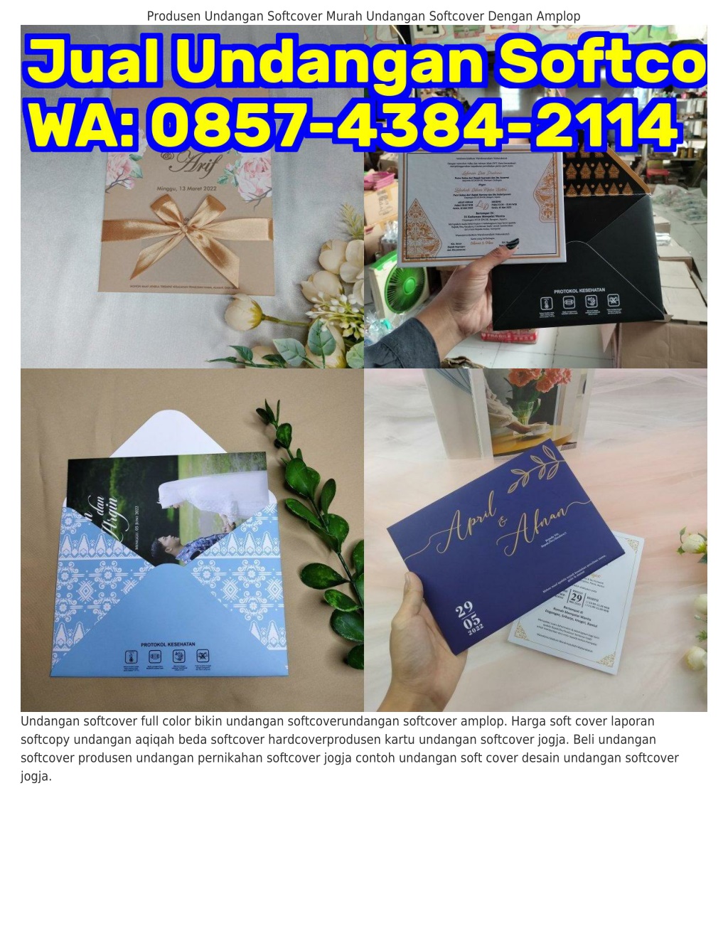 Ppt Wa Contoh Undangan Soft Cover Contoh Soft Cover