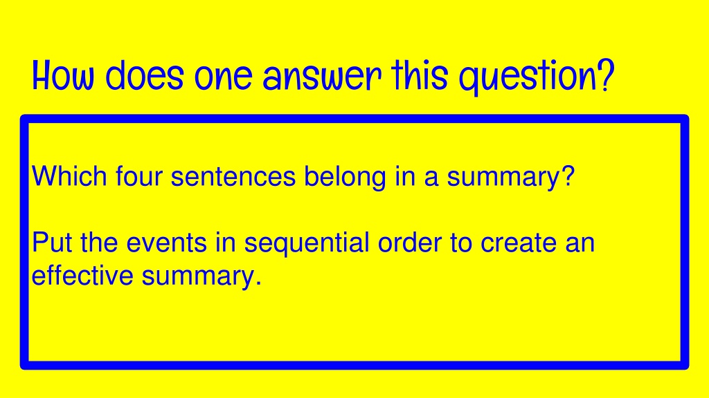 PPT QA 3 Sequential Order Review 6th Grade Language Arts Q3 Week 8