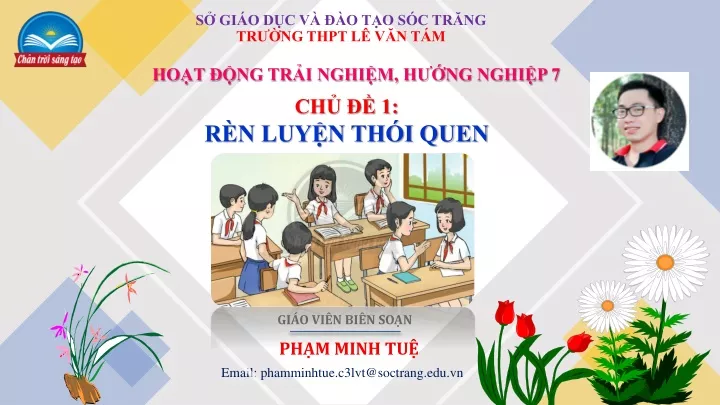 PPT Bài giảng Hoạt động trải nghiệm hướng nghiệp Chủ đề Rèn luyện thói quen PowerPoint