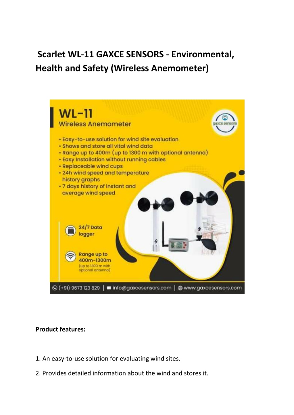 Ppt Scarlet Wl Gaxce Sensors Environmental Health And Safety