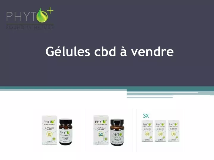 PPT Gélules cbd à vendre PowerPoint Presentation free download ID