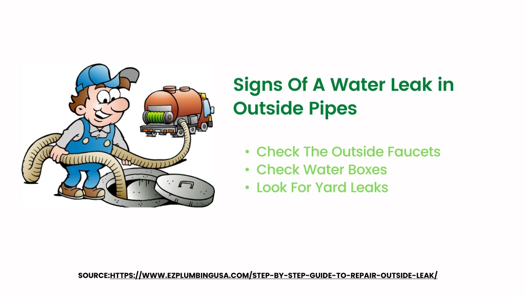 PPT Guide To Outside Water Leakage PowerPoint Presentation Free