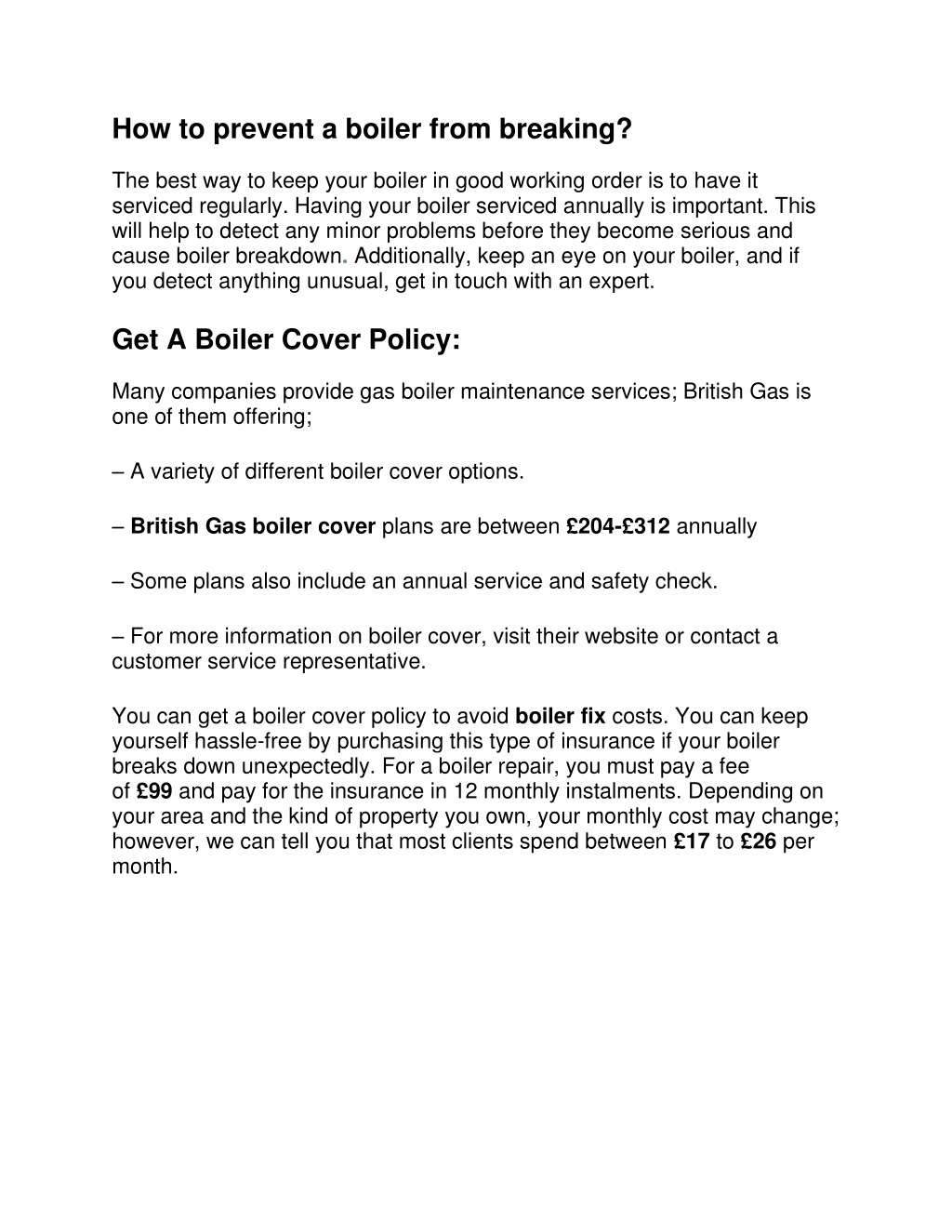 PPT Why Get A British Gas Boiler Repair PowerPoint Presentation Free