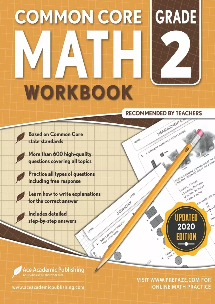 Second Grade Math Workbook