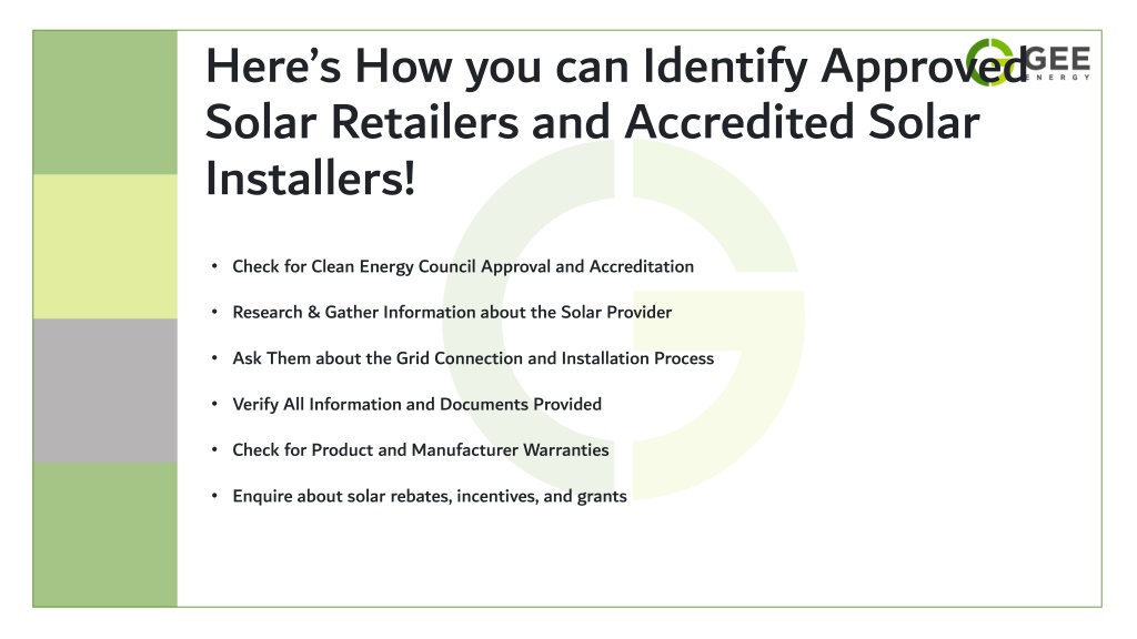 Ppt Heres How To Identify An Approved Solar Retailer Or Installer