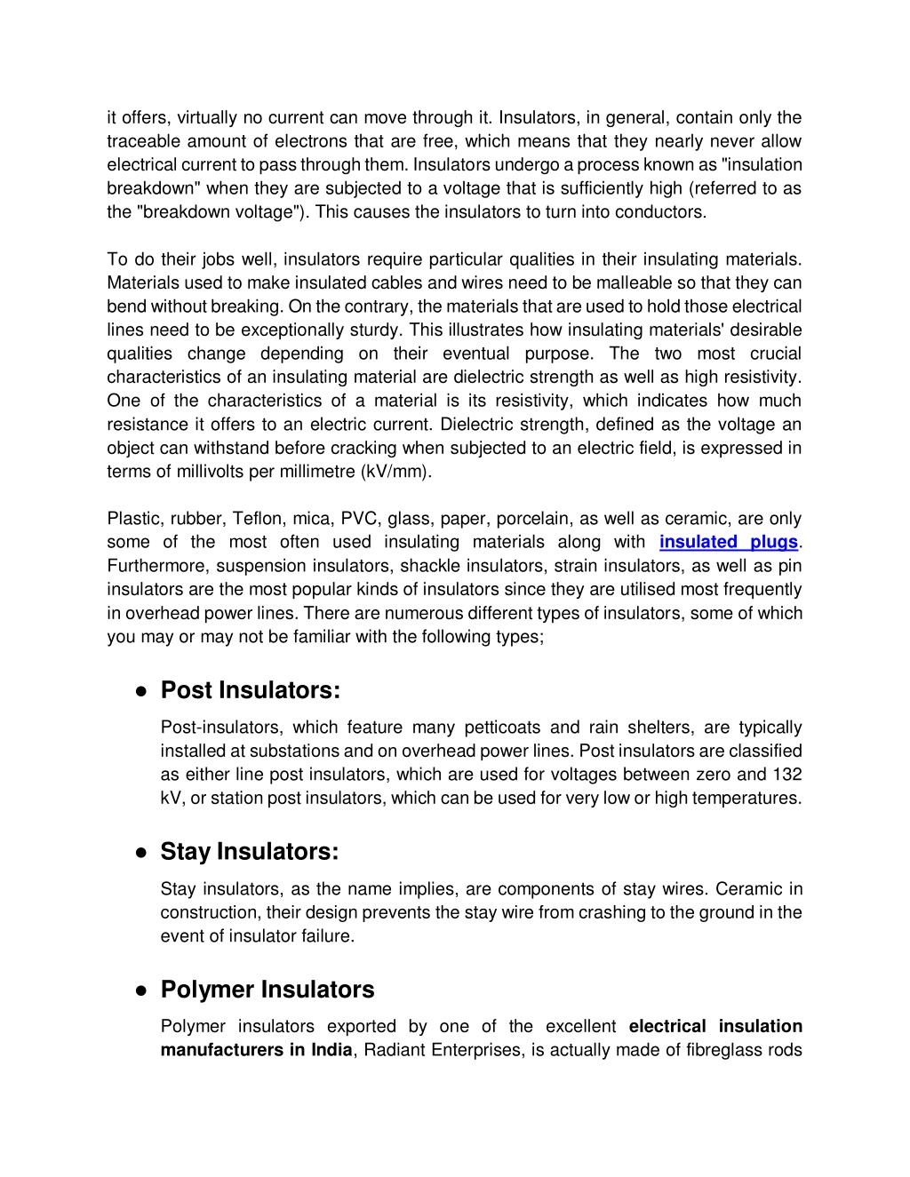 Ppt Classification Of Electrical Insulators Powerpoint Presentation