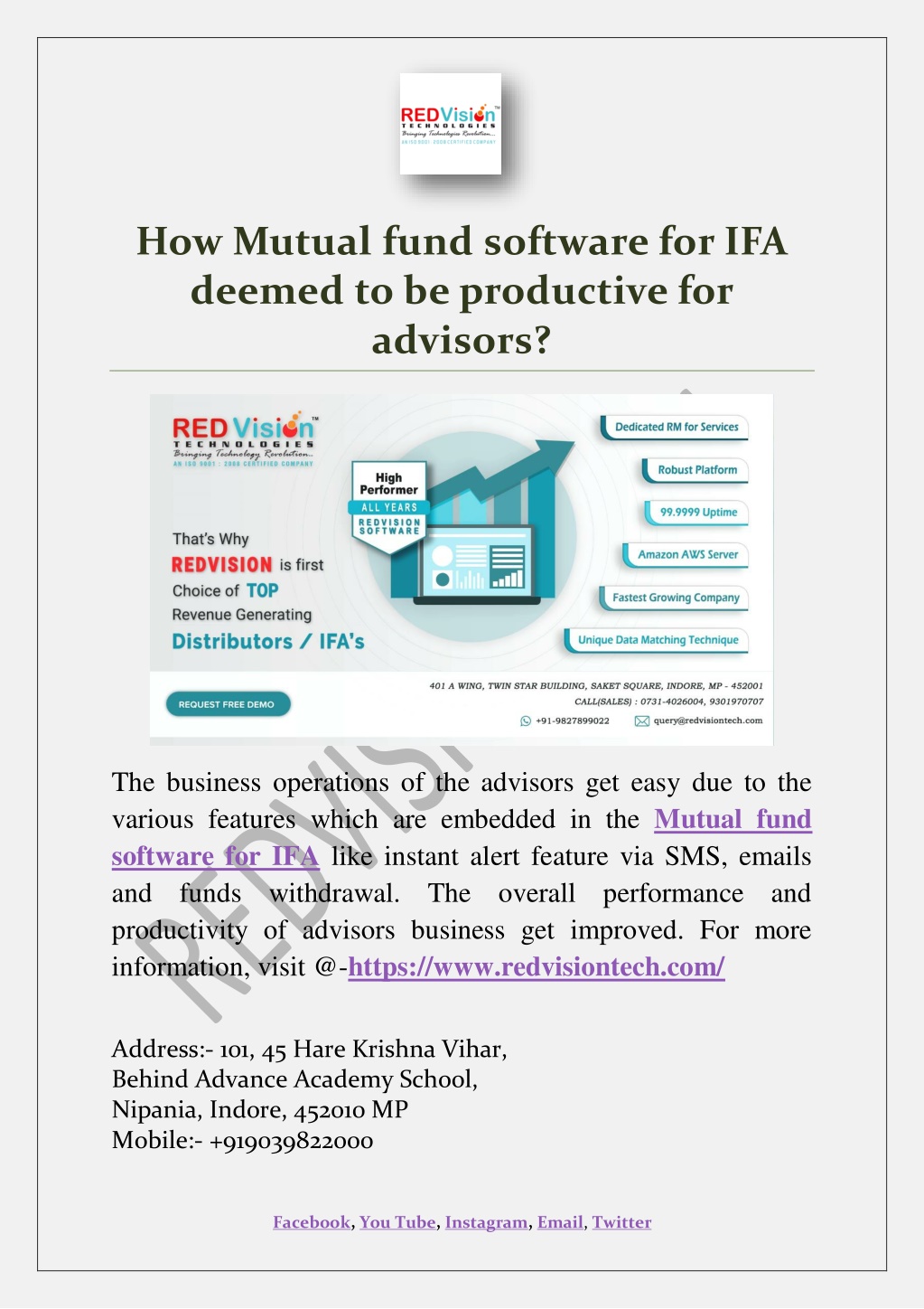 PPT How Mutual Fund Software For IFA Deemed To Be Productive For