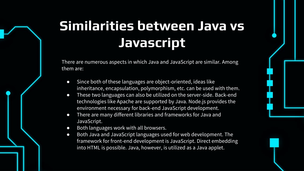 Ppt Java Vs Javascript Know The Key Differences Powerpoint