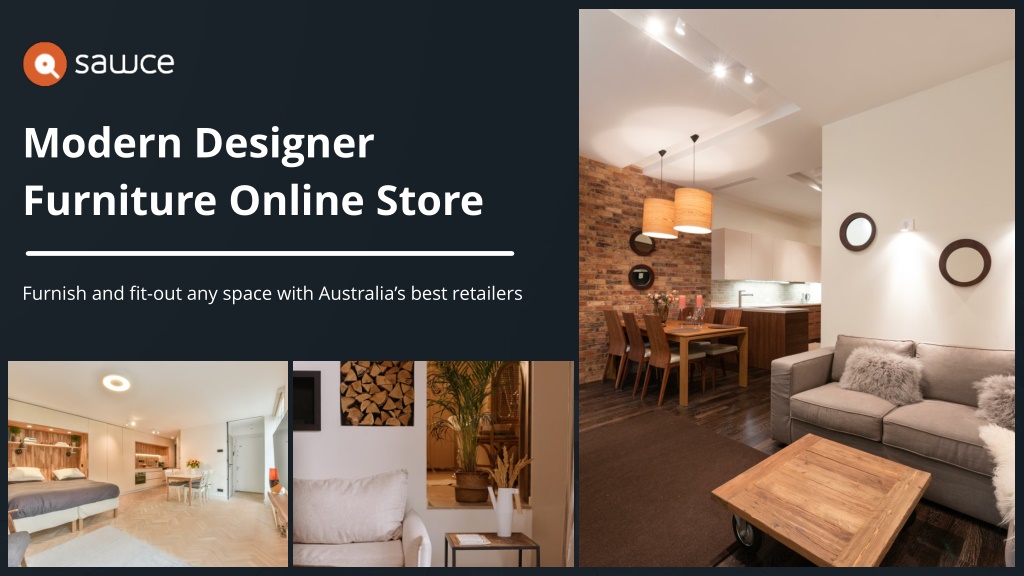 PPT Modern Designer Furniture Online Store PowerPoint Presentation