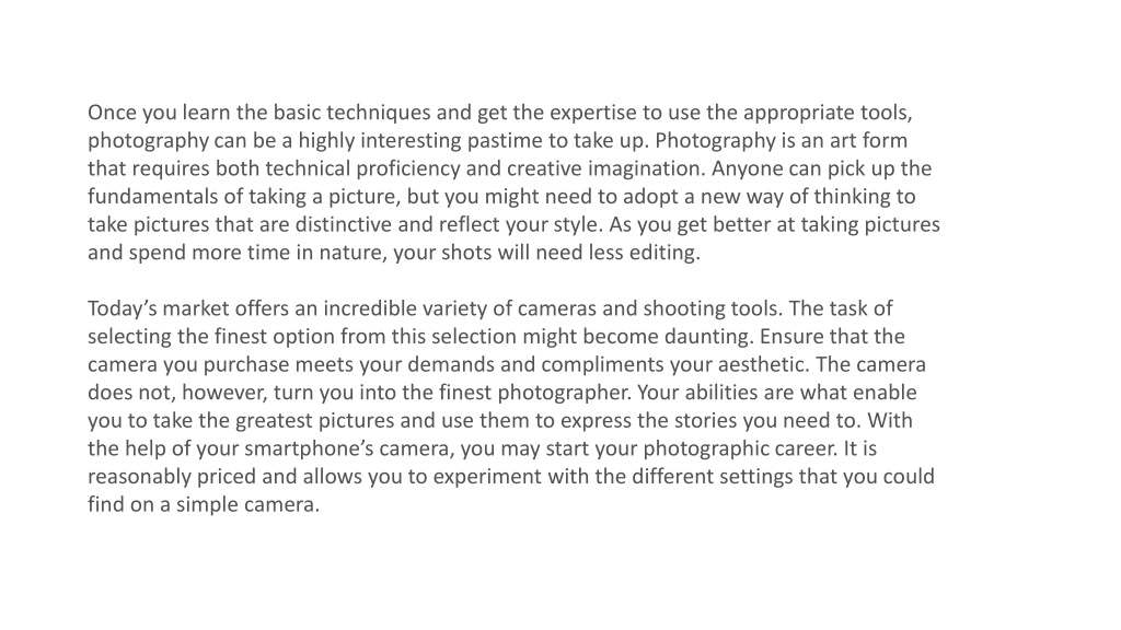 PPT Perfect Photography Tips By Professional Photographer David