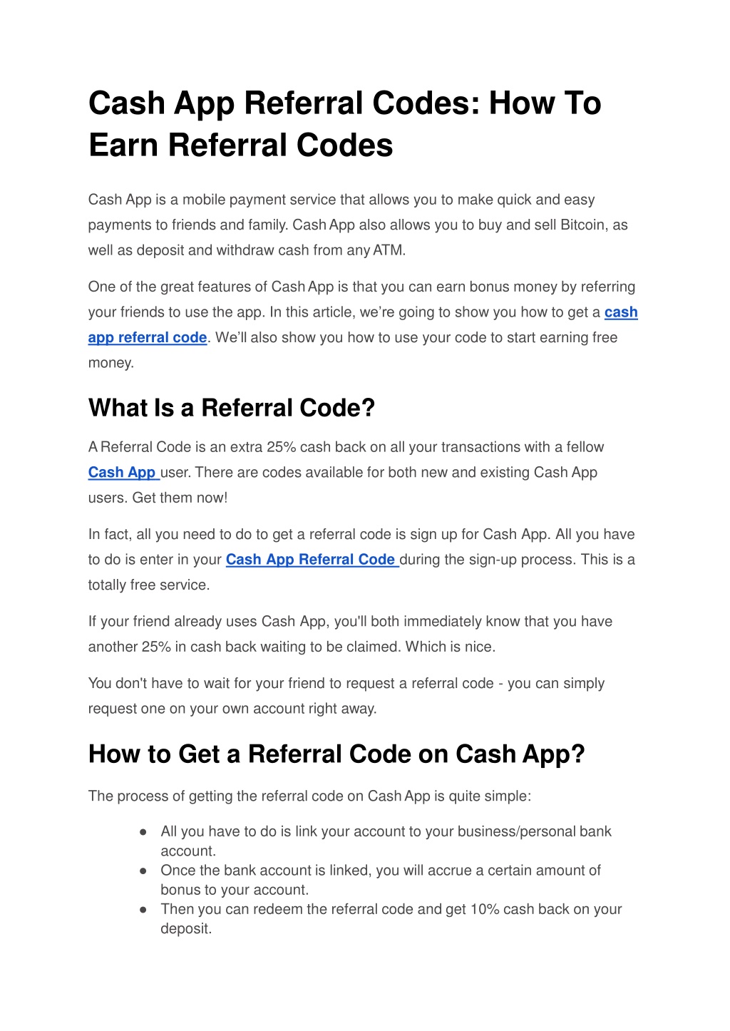 PPT Cash App Referral Codes How To Earn Referral Codes PowerPoint