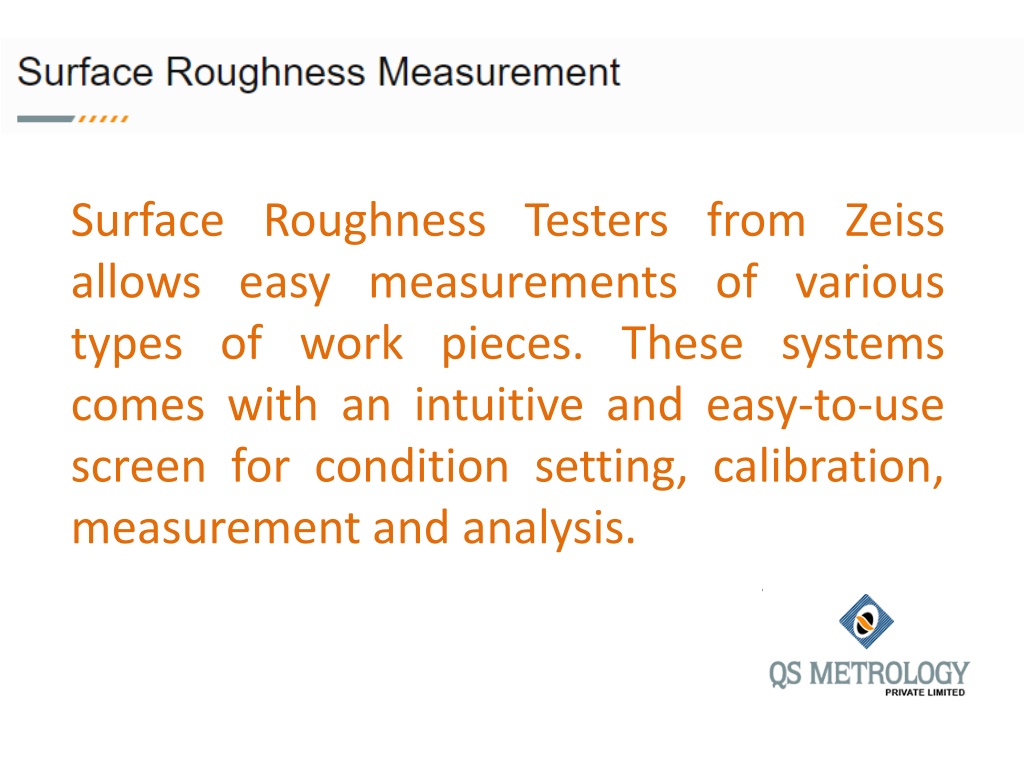 PPT Roughness Measuring Machine PowerPoint Presentation Free