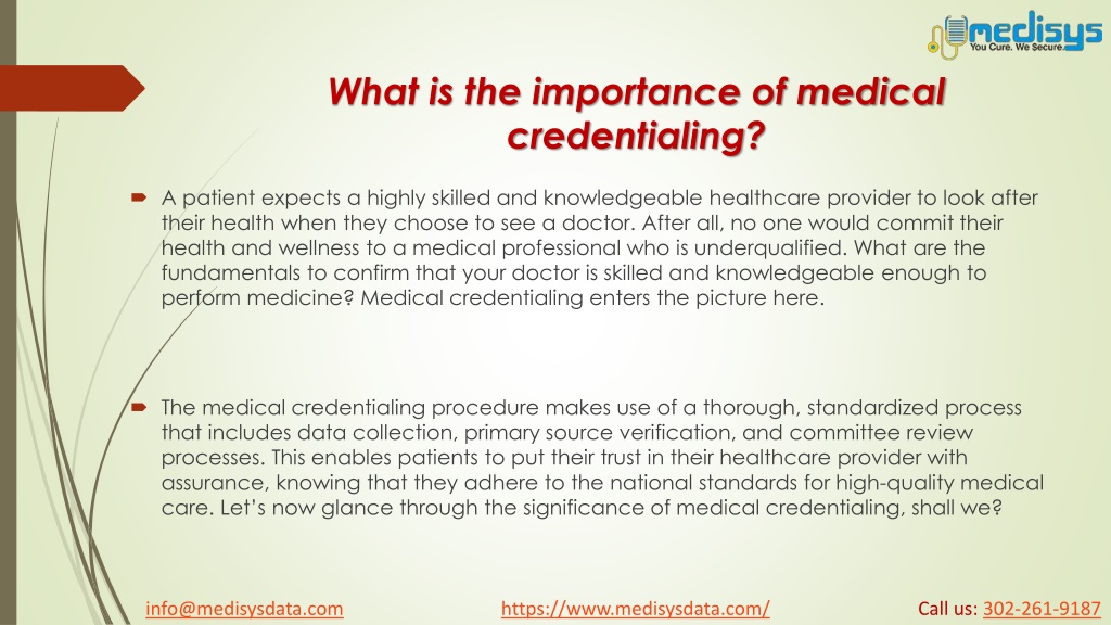 Ppt What Is Medical Credentialing And Why Is It Important Pdf