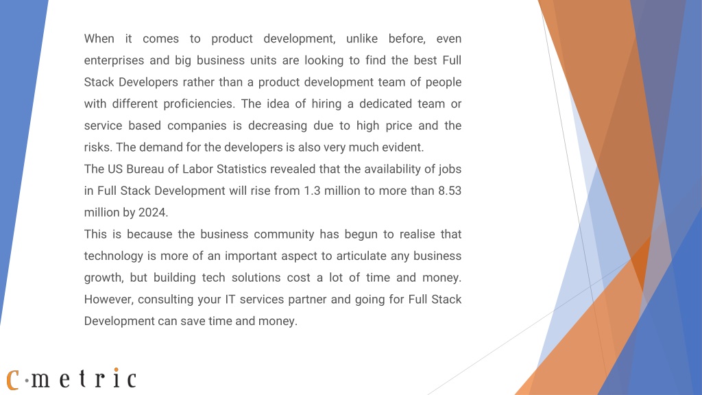 Ppt Top Reasons Why Full Stack Development Is Right For Your Company