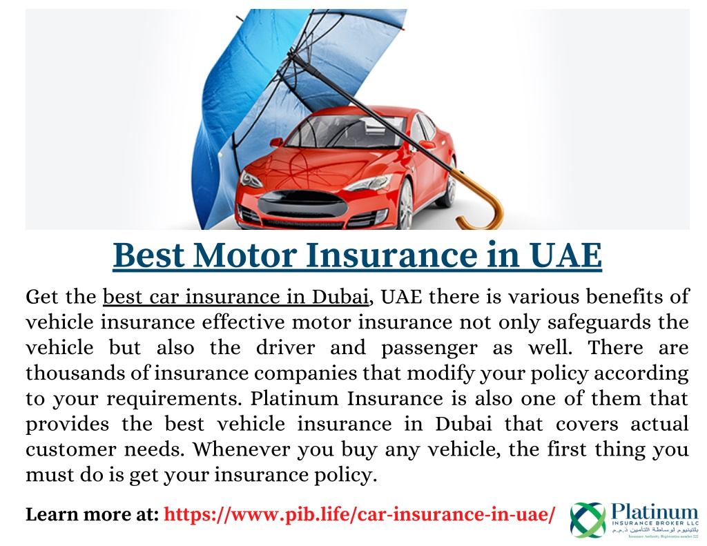 PPT The Best Car Insurance In Dubai PowerPoint Presentation Free