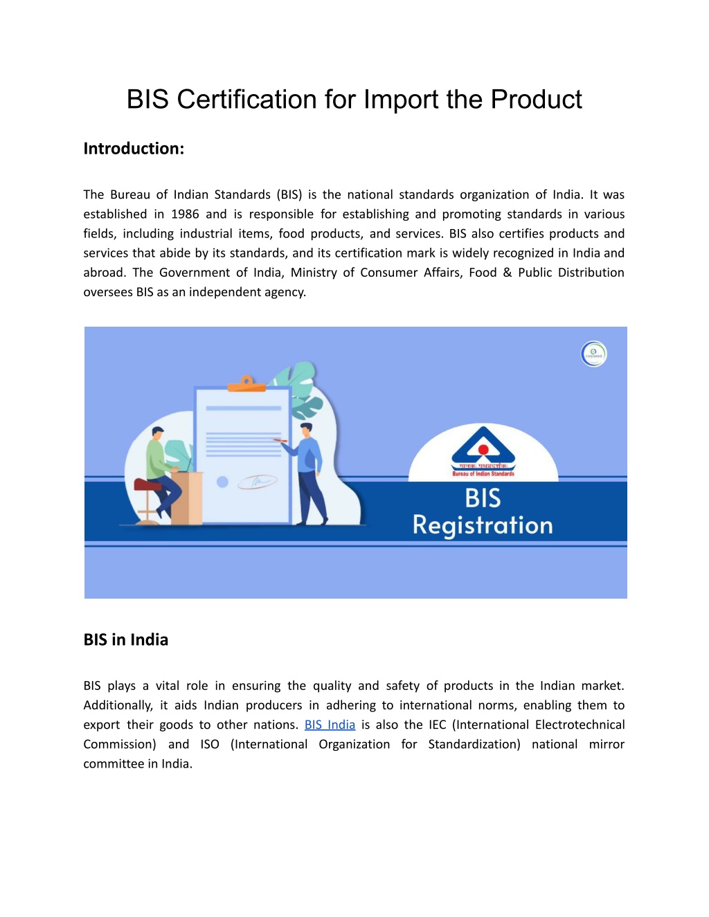 Ppt Bis Certification For Import The Product Powerpoint Presentation