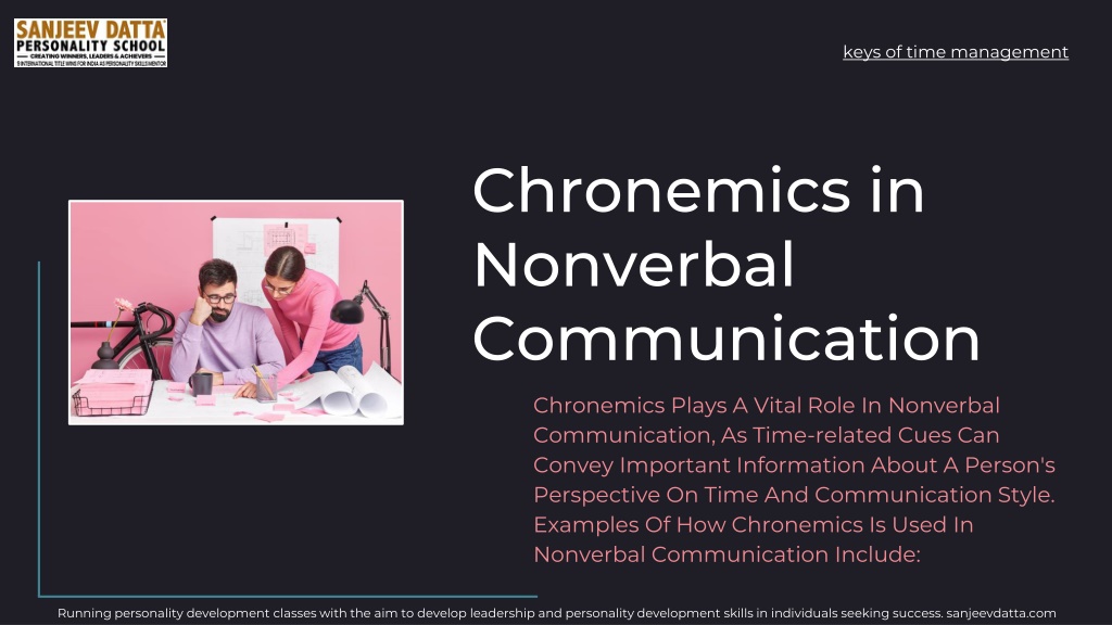 PPT Why Chronemics In Nonverbal Communication PowerPoint