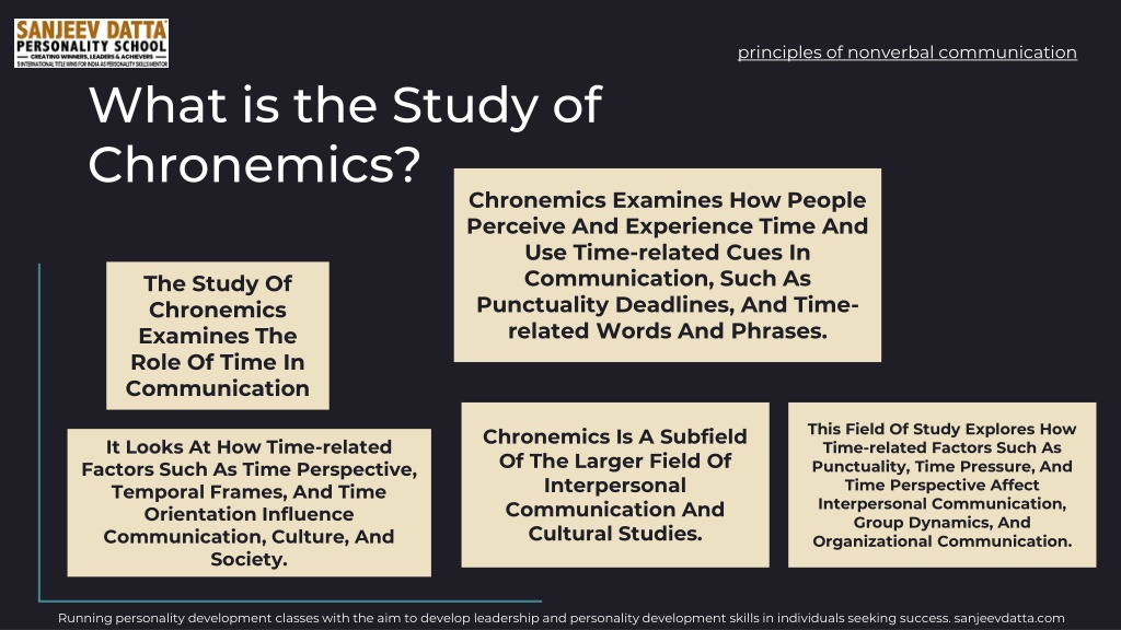 PPT Why Chronemics In Nonverbal Communication PowerPoint