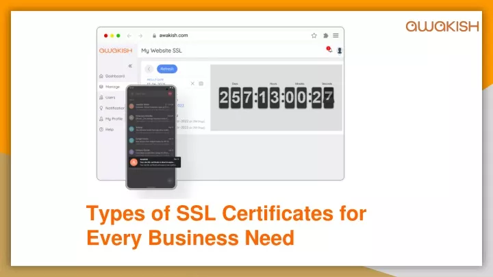 PPT Types Of SSL Certificates For Every Business Need PowerPoint