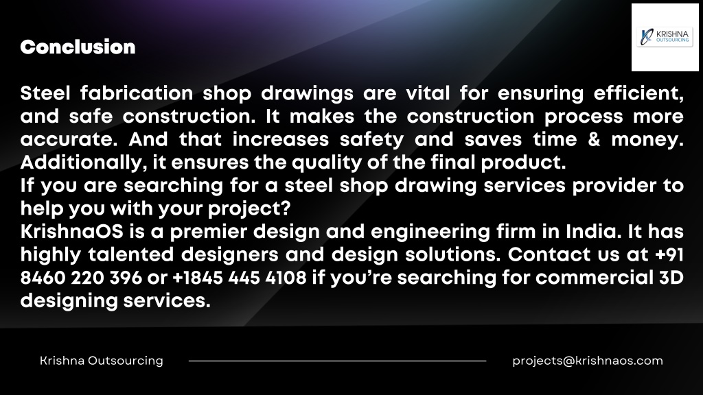 PPT 5 Importance Of Steel Fabrication Shop Drawings Services