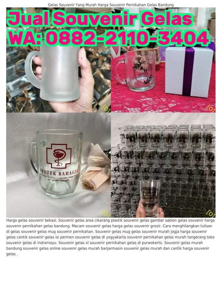 PPT Ö882 2IIÖ ᣮㄐÖㄐ WA Souvenir Gelas 90 Ml Gelas Souvenir Ulang