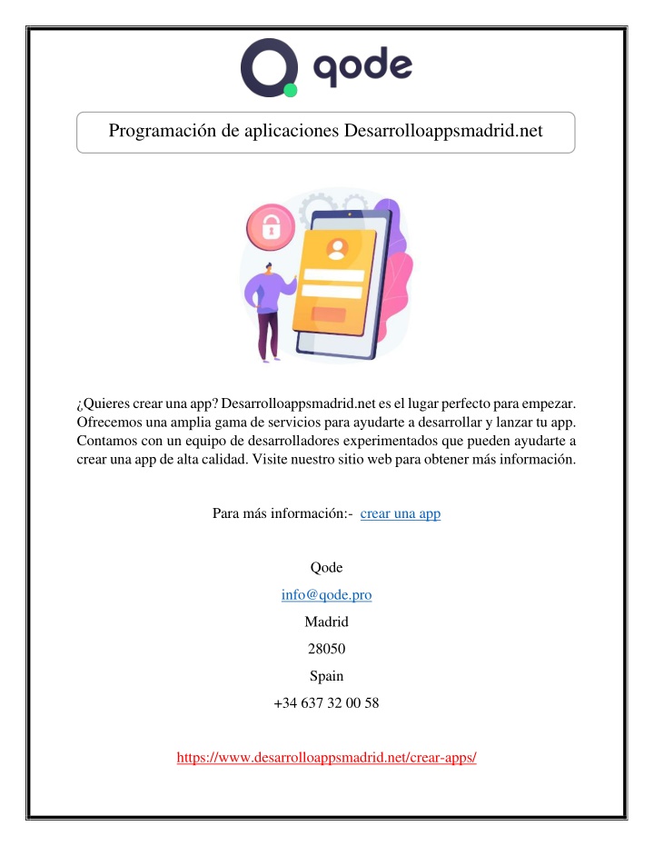 PPT Programación de aplicaciones Desarrolloappsmadrid net PowerPoint