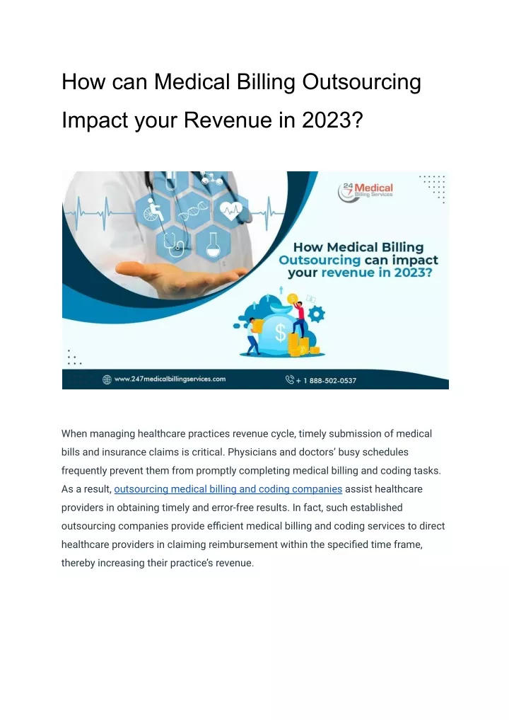 Ppt How Can Medical Billing Outsourcing Impact Your Revenue In