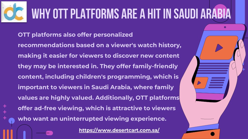 PPT Why OTT Platforms Are A Hit In Saudi Arabia PowerPoint