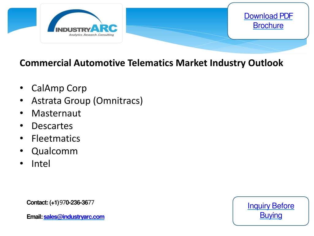 Ppt Commercial Automotive Telematics Market Powerpoint Presentation