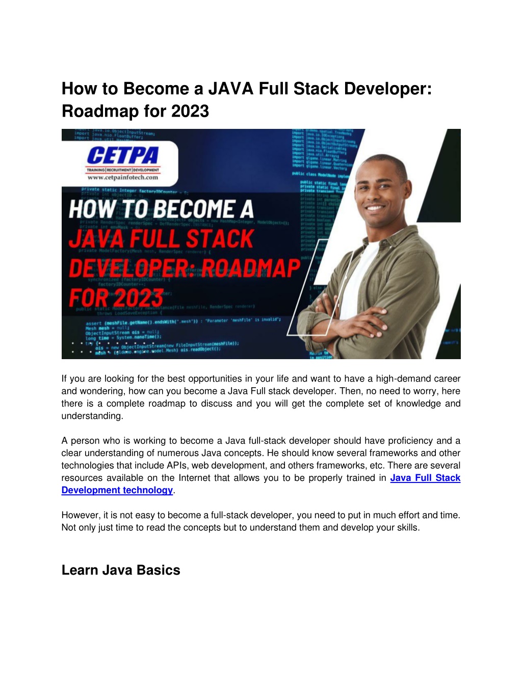 Ppt How To Become A Java Full Stack Developer Roadmap For