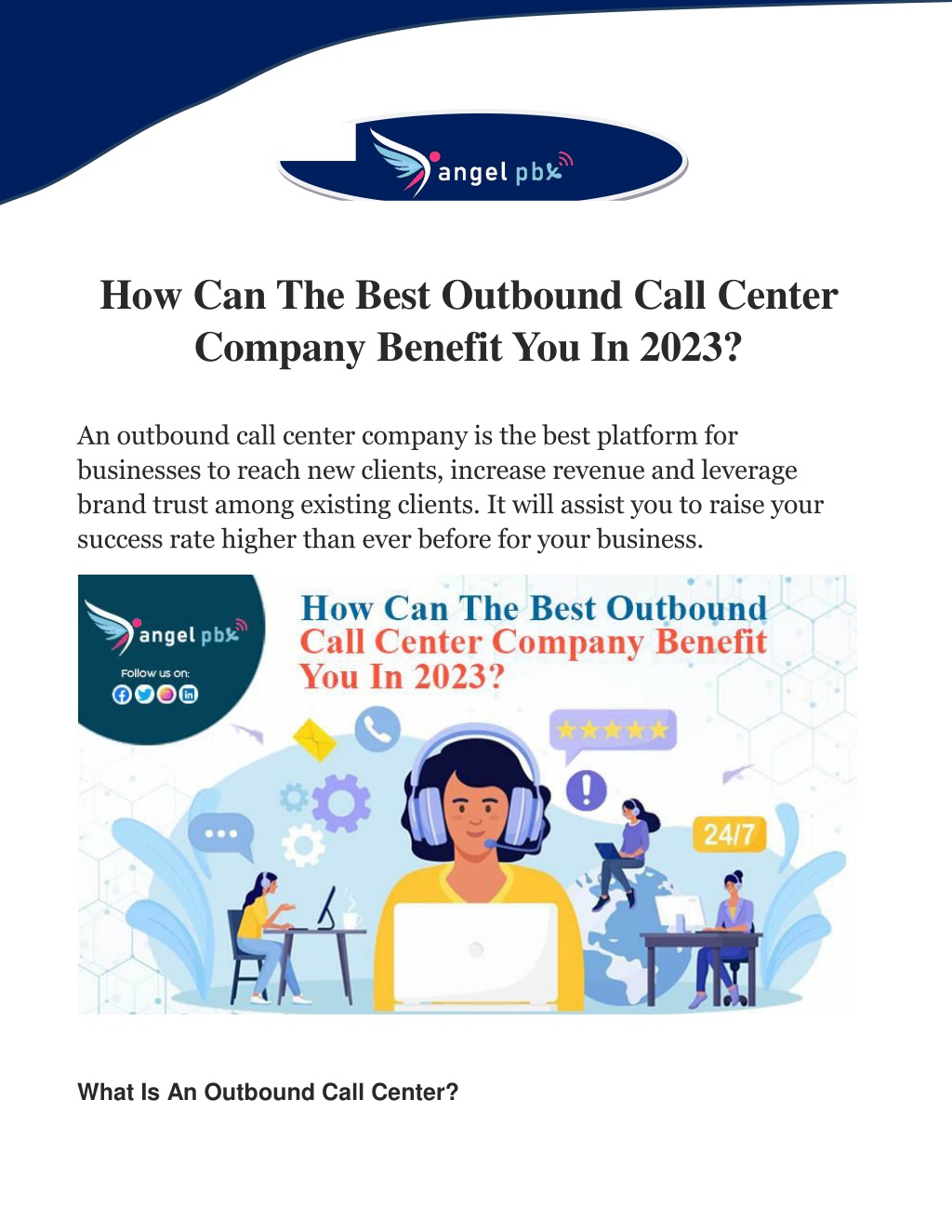 Ppt How Can The Best Outbound Call Center Company Benefit You In