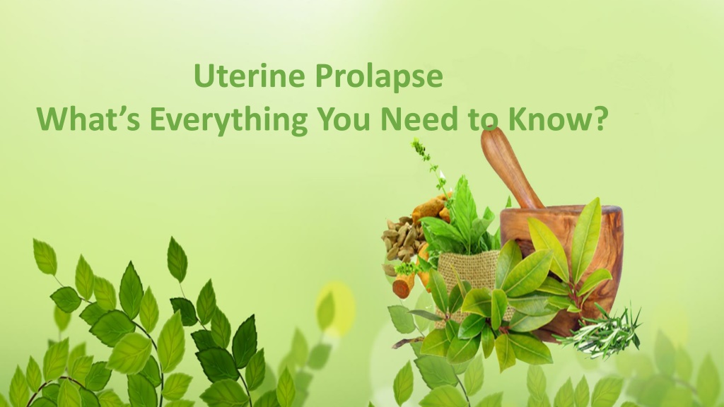 Ppt Uterine Prolapse Whats Everything You Need To Know Powerpoint Presentation Id