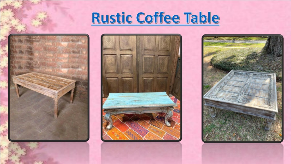 PPT Decor Furniture For A Rustic Farmhouse Living Room PowerPoint