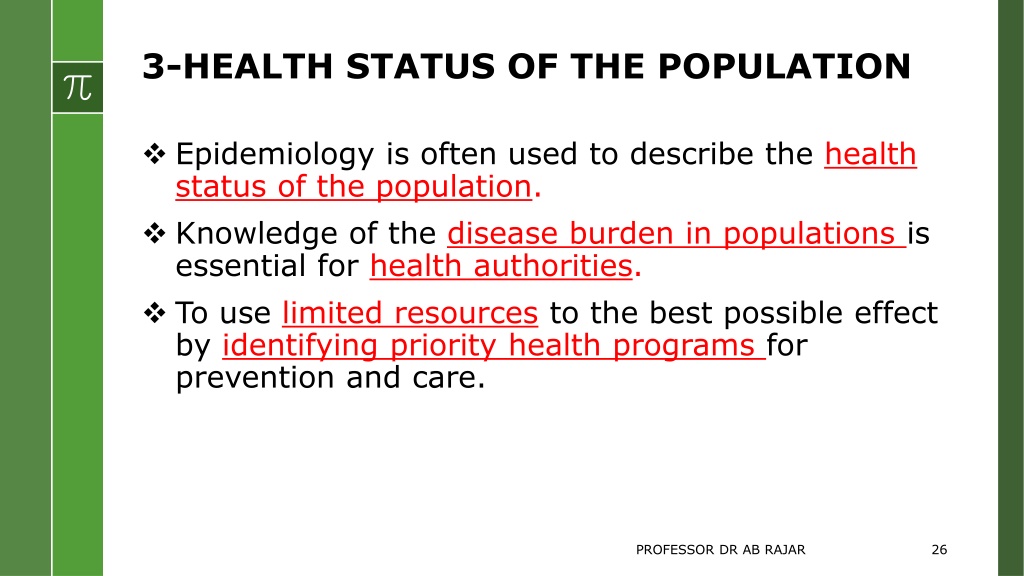 PPT BASIC PRINCIPLES OF EPIDEMIOLOGY PowerPoint Presentation Free