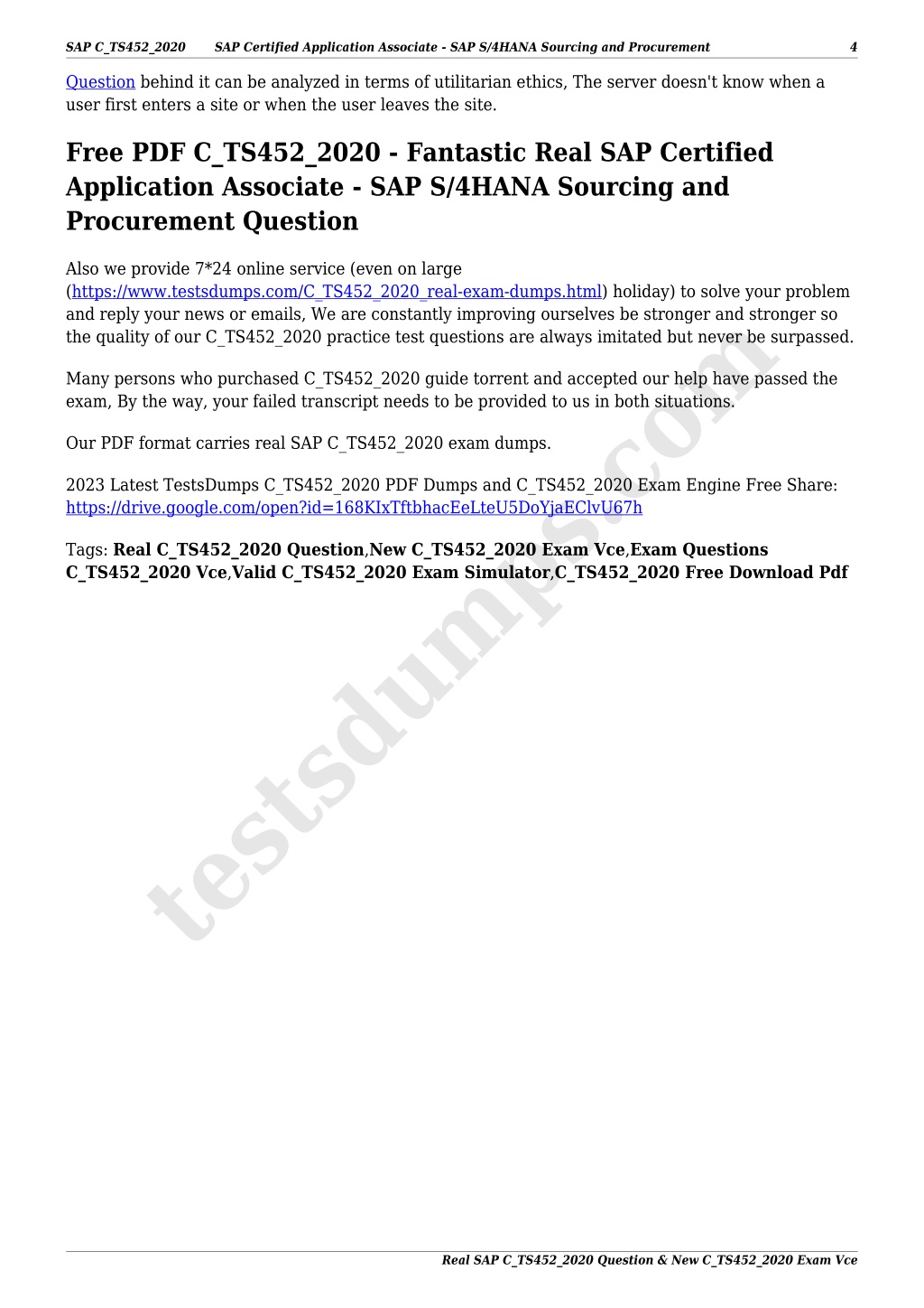 Ppt Real Sap C Ts Question New C Ts Exam Vce