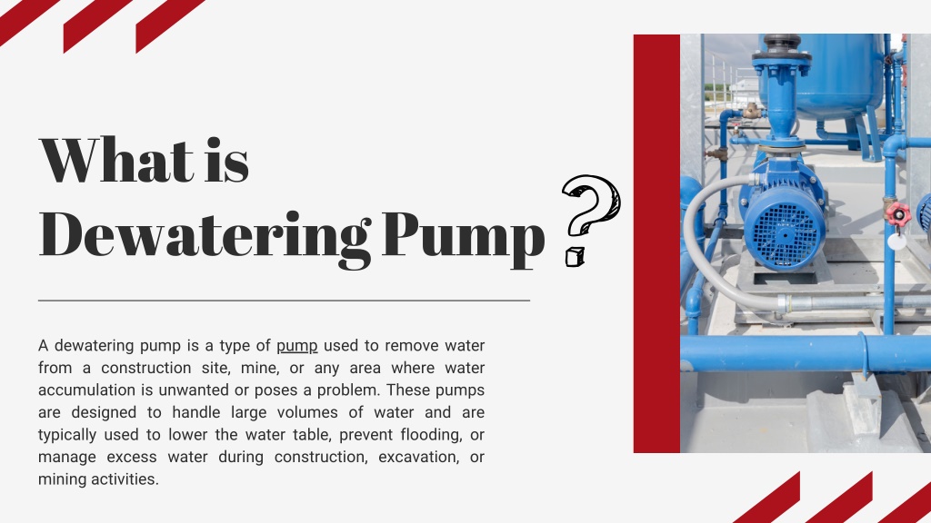 Ppt Dewatering Pumps For Construction And Mining Powerpoint