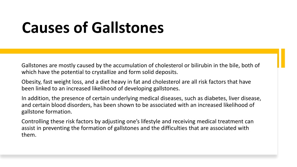 PPT Exploring Gallstones Treatment Options PowerPoint Presentation