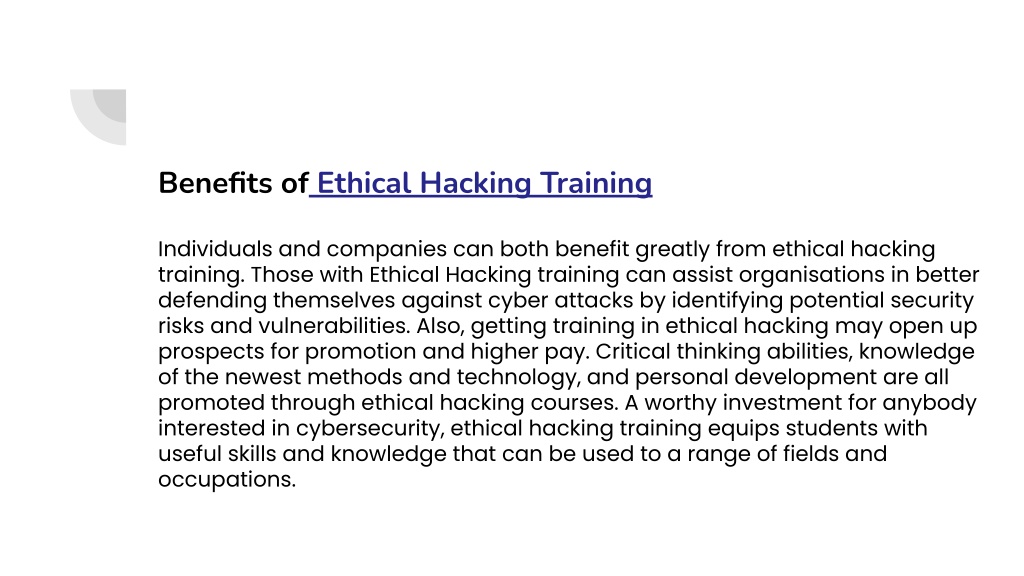 Ppt Ethical Hacking Training In Kochi Powerpoint Presentation Free