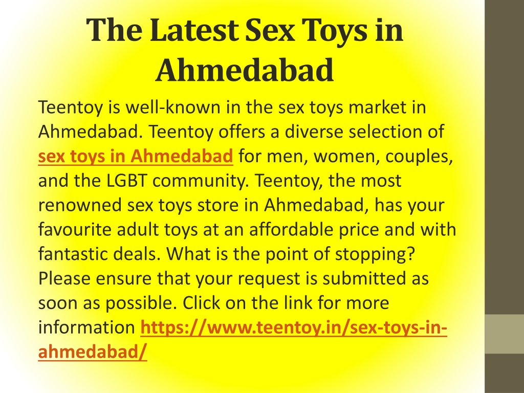 Ppt Popular Sex Toys In Ahmedabad Powerpoint Presentation Free