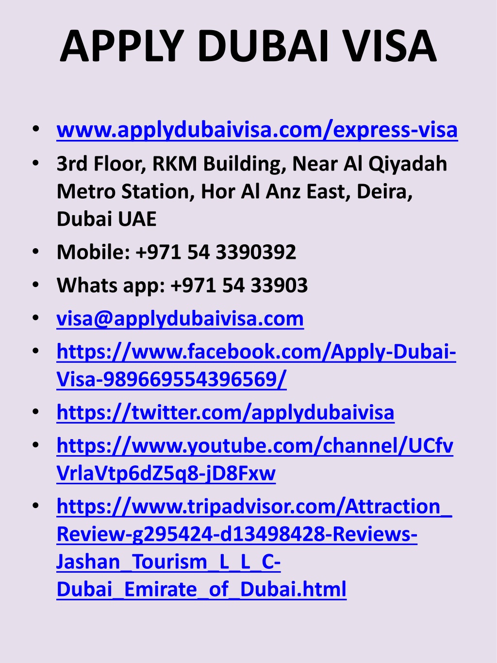 PPT - Apply Dubai Visa Online PowerPoint Presentation, Free Download ...